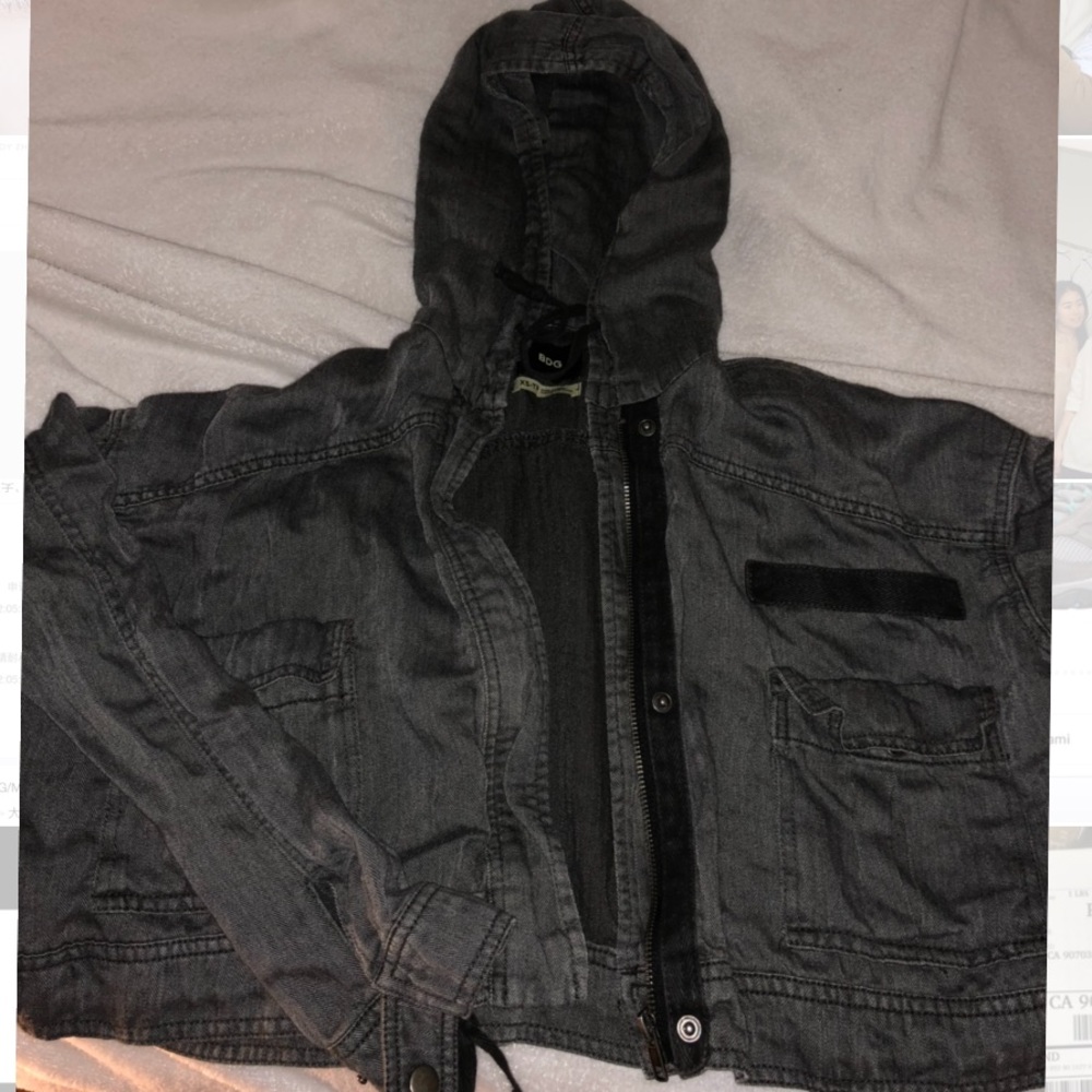 BDG cropped military jacket
